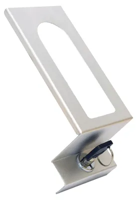 Produktbild von NITRAS Verschlussplatte für Desinfektionsmittelspender, silber