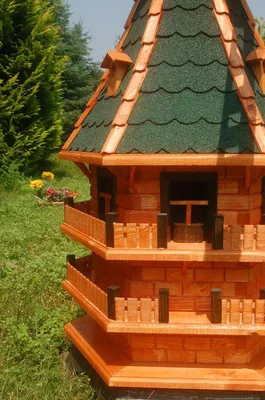 Productafbeelding van Tuin Windmolen - Houten Windmolen - Tuindecoratie - Zonne-energie Verlichting - 150 cm hoog - Groen