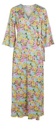 Produktbild von VILA Blusenkleid mit Kimono Ärmel Legeres Midi Dress VISUNA Größe: 34