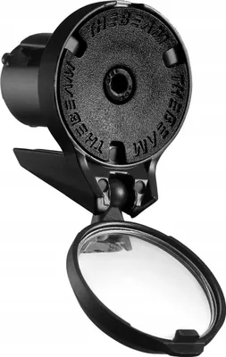 Zdjęcie produktu dla Składane mini lusterko rowerowe do szosy The Beam Corky Black