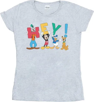 Produktbild von Disney - "Friends Hey" T-Shirt für Damen BI32228 (XXL) (Grau)