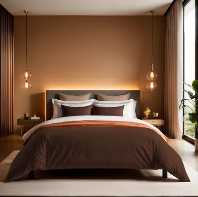 Produktbild von L'Essentiel Linge de Maison, Tonne Brune - 88, Ranforce Doppel-Bettbezug (FR) (IT) (DE), 100 % BAUMWOLLE RANFORCE, Dunkelbraun,  200 x 200 cm
