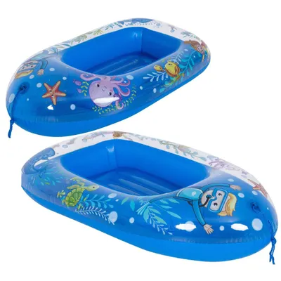 Produktbild von Aufblasbares Schwimmbötchen 112×70 cm – Blau 37593
