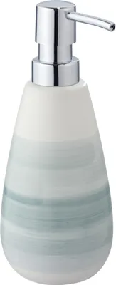 Immagine prodotto di WENKO dispenser di sapone in Vetroceramica Burgio in turchese 9 x 19,5 x 8 cm