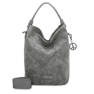 Produktbild von Fritzi aus Preußen Handtasche Umhängetasche Bo03 Sunny Hobo Bag Anthra grau