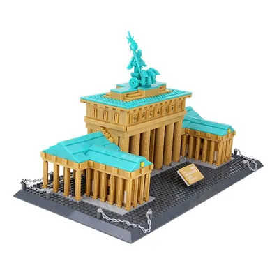 Produktbild von Bausteine Gebäude Building Blocks World Famous Germany Brandenburg Gate WANGE-6211 Geschenk 1552PCS