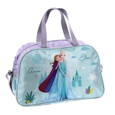 Produktbild von Sporttasche Trainingstasche Schwimmbadtasche leicht und bequem Mädchen Motiv FROZEN Paso Die Eiskönigin Elsa Anna