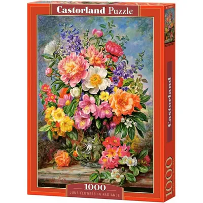Obrázok produktu pre Castorland June Flowers in Radiance,Puzzle 1000 Tei
