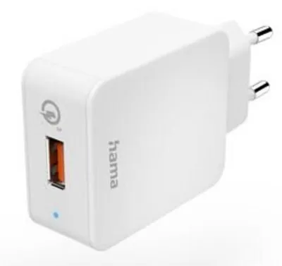 Obrázok produktu pre Hama Qualcomm® Quick Charge™ 3.0, Vnútorný, AC, 12 V, Biela