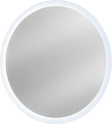 Produktbild von FURNLUX Wandspiegel Lustro Grau Spiegel 60cm / Hauptfarbe: Grau / Abmessungen: 60 x 60 x 2 cm