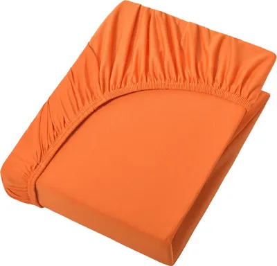 Produktbild von Jersey Spannbettlaken Terrakotta 120 X 200 + 30 CM