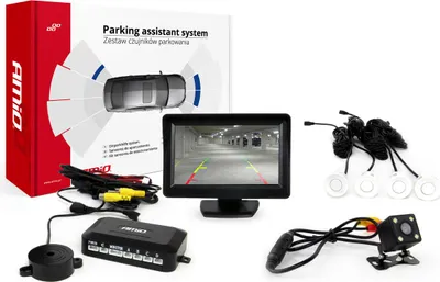 Image de Kit d'aide au stationnement avec écran TFT 4,3" et caméra de recul HD CAM-315 LED