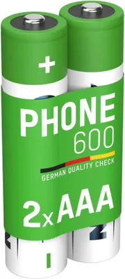 Produktbild von ANSMANN Batterie Nickel-Metallhydrid-Akku Micro AAA Typ 600