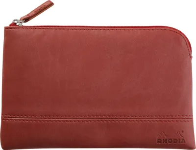 Produktbild von Rhodia Rhodiarama Etui aus Kunstleder Reißverschluss, 11x17 cm Nacarat 116528C