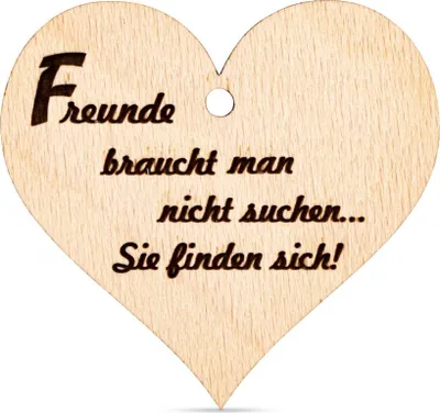 Produktbild von Anhänger Freunde braucht man