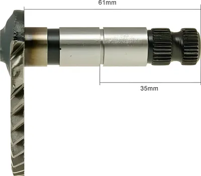 Obrázek produktu pro Hřídel Kickstarter 61mm / 35mm pro GY6 50cc, 139QMB