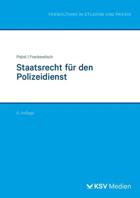 Produktbild von Staatsrecht für den Polizeidienst