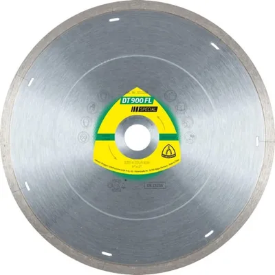 KLINGSPOR Voll-Diamanttrennscheibe DT900FL 200 mm x 1,6 mm x 30 mm für Gres und Keramik