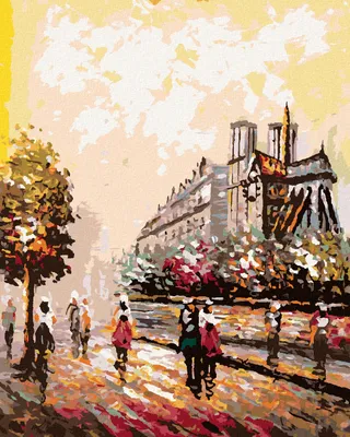 Produktbild von Zuty - Malen nach Zahlen - WUNDERSCHÖNES PARIS, 40x50 cm, ohne Keilrahmen