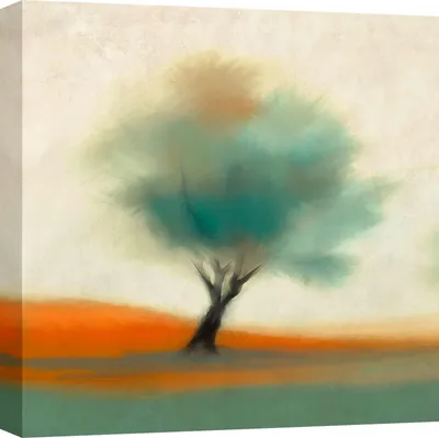 Obrázok produktu pre Výtlačky na plátne, moderná krajina - Renée Courtois - Strom - 70 x 70 cm
