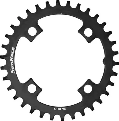 Produktbild von Sunrace Crmx30 96bcd Asymmetric Kettenblatt  34t  34t