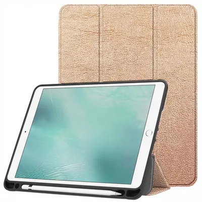 Imagen del producto de Funda Trí­ptica tipo Libro para Apple iPad 6 (2018) 9.7 pulgada / iPad 5 (2017) 9.7 pulgada / Air 2 (2014)/Air 1 (2013) - Oro rosado