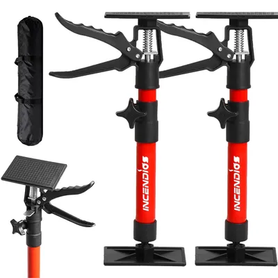 Einhandstütze, 2er-Set, Stahl, teleskopisch, 30-60 cm, 90 kg