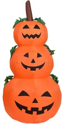 Obrázek produktu pro Nafukovací dekorace na Halloween ve tvaru dýně s LED osvětlením