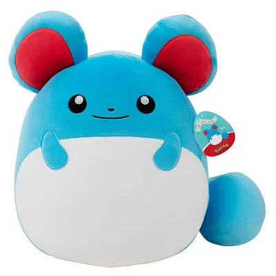Immagine prodotto di Squishmallows - Peluche Pokemon Marill GT15711 (taglia unica) (blu/bianco)