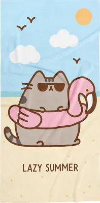 Zdjęcie produktu dla Ręcznik dziecięcy Kotka Pusheen Mňam-mňam wakacje