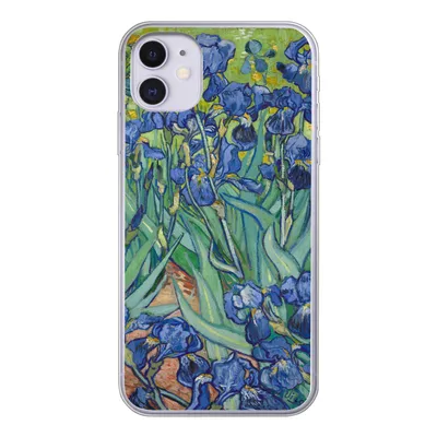 Produktbild von MuchoWow® Handyhülle Schutzhülle Hülle für iPhone 11 Schwertlilien - Vincent van Gogh Silikon Softcase Handy Hülle - Handytasche