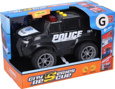 Produktbild von Polizeiauto mit Effekten 18 cm