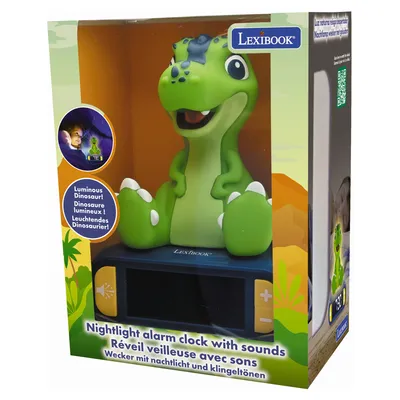 Obrázok produktu pre Lexibook Budík s nočným 3D svetlom Dinosaurus