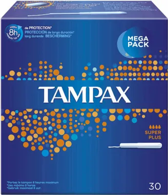Produktbild von Tampax Super Plus 30 Einheiten