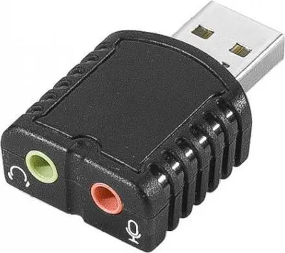 Produktbild von USB 2.0 Mini Soundkarte für Ein- und Ausgangssignale (921535)