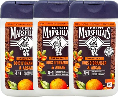 Immagine prodotto di Le Petit Marseillais Gel doccia al legno d'arancio e argan 250ml - Lusso nutriente
