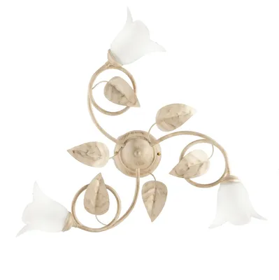 Immagine prodotto di Plafoniera Arte Povera Limone 3 Luci Avorio e Bianco LuceArt Classic