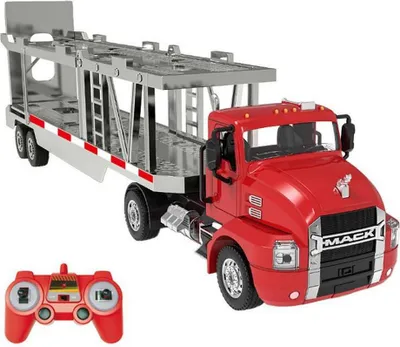 Immagine prodotto di Remote-controlled truck 1:26 Double Eagle (red) (Car Transporter) E583-003