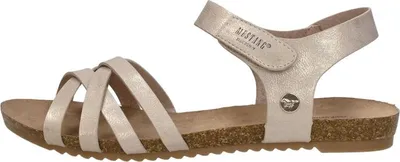 Image de Mustang Sandalen Plat  Sandalen Plat - Goudkleur - Maat 41