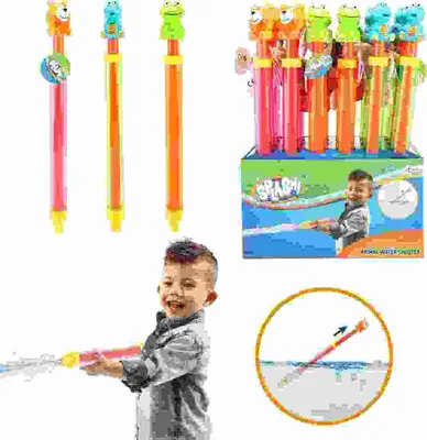 Obrázek produktu pro Vodní pistole zvířátka, 3 různé barvy, od 3 let,, Toi-Toys