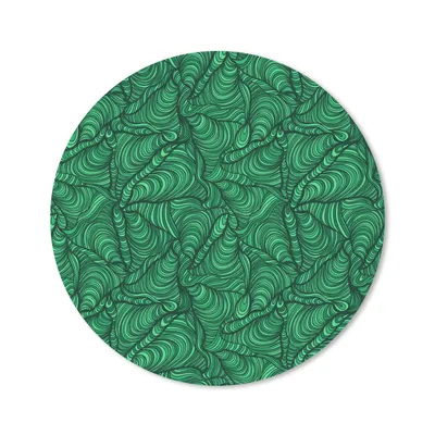 Produktbild von MuchoWow® Mauspad Mousepad Grün - Muster - Sommer 50x50 cm - Mousepads - Maus Mat - Pad - Mausunterlage - Vinyl