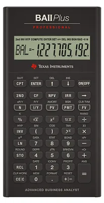 Produktbild von Texas Instruments BA II Plus Professional IIBAPRO/FC/3E12/A