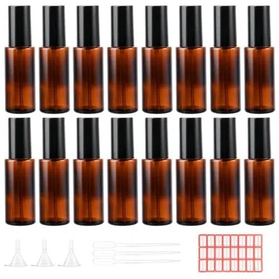 Zdjęcie produktu dla Butelka z rozpylaczem 50 ml zestaw 16 sztuk do kosmetyków