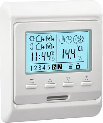 Produktbild von Thermostat Heizung Digital Programmierbar Thermostate Fussbodenheizung Raumthermostat Für Wasser Fußbodenheizung Temperaturregler Wandthermostat 230V
