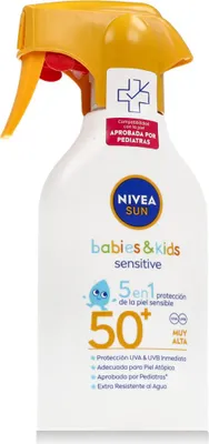 Produktbild von Nivea Sun Babies & Kids Sensitive 5in1 Sun Protection SPF 50+ 270 ml