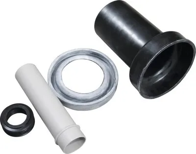 Produktbild von GEBERIT PE-Wand-WC Anschlussgarnitur ø90/45 mm x 185 mm 152.426.46.1