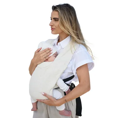 Imagen del producto de Deryan Nova Mochila Portabebé - Portabebé Ergonómico - Portabebé Frontal - Crema