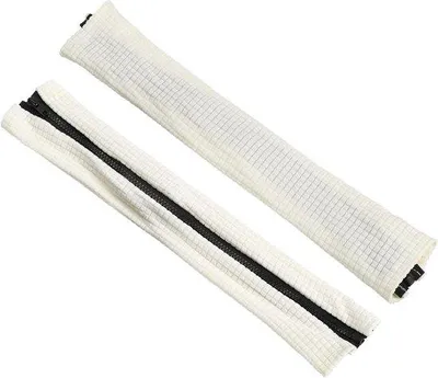 Produktbild von Elastische Armleuningbeschermhoezen für Bürostühle, weiß, Set von 2