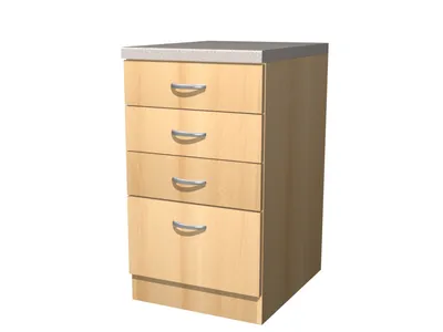 Produktbild von Schubkastenschrank - 50 cm breit - Buche – Namu