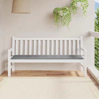 Obrázok produktu pre vidaXL Záhradná lavička Grey 180x50x3 cm Oxford Fabric